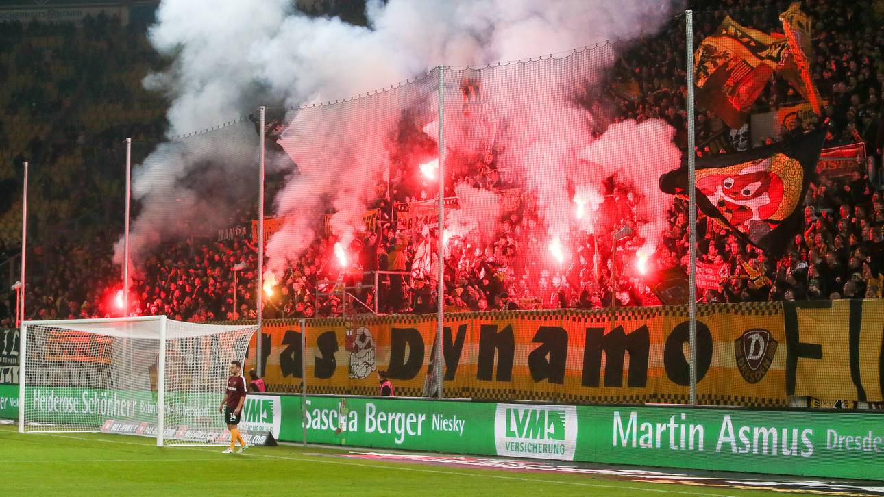 VAR und Pyro: Skandal in Dresden