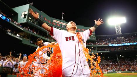 Christian Vazquez war beim irren Sieg der Boston Red Sox in der MLB gegen die Cleveland Indians der gefeierte Held