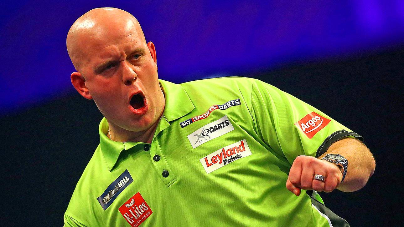Klare Siege für van Gerwen und Taylor