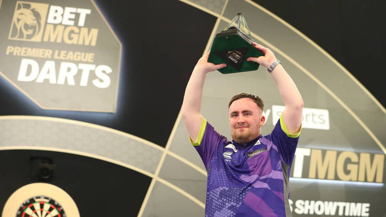 Luke Littler feierte 2024 seinen Premier-League-Titel