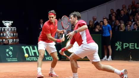 Die Schweiz gewann mit Roger Federer und Stanislas Wawrinka 2014 den Davis Cup