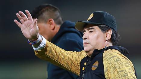 Diego Maradona ist seit September 2018 Trainer des mexikanischen Zweitligisten Dorados de Sinaloa