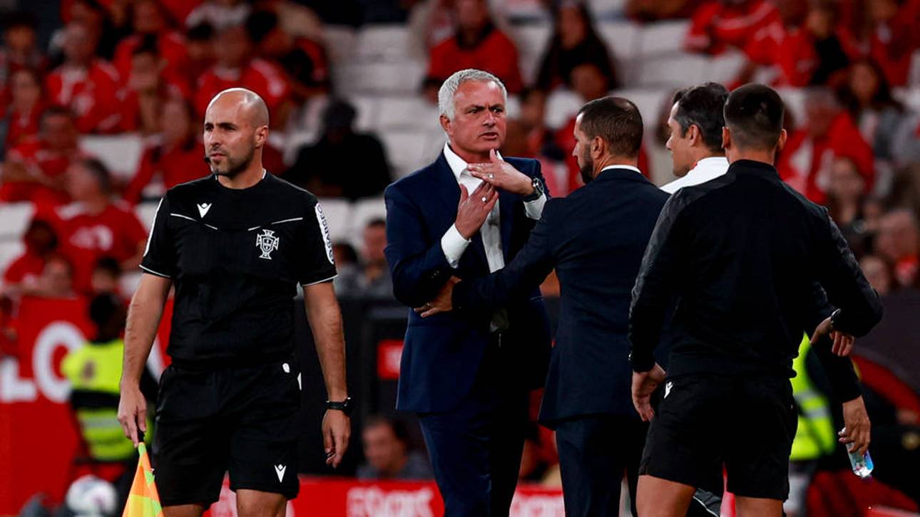 José Mourinho und Benfica Lissabon patzen beim Heim-Debüt des Trainers