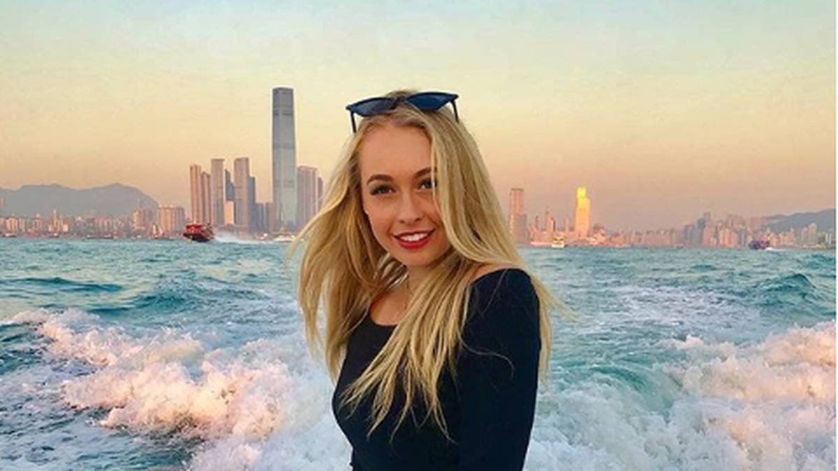 Bereits zuvor genoss die 19-Jährige ihren Aufenthalt in Hong Kong auf einer Yacht