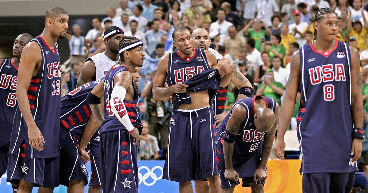 Basketball Team Usa Verliert Bei Olympia 2004 Gegen Argentinien