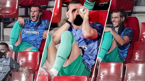 Dass Gareth Bale unbedingt weg von Real Madrid möchte, macht er schon lange deutlich. Beim Sieg gegen Granada sorgt der Waliser auf der Tribüne für eine provokante Show.