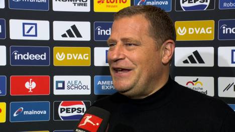 Der FC Bayern gewinnt auch gegen Eintracht Frankfurt souverän. Auch Sportdirektor Max Eberl zeigt sich überrascht, wie gut seine Mannschaft gespielt hat. 