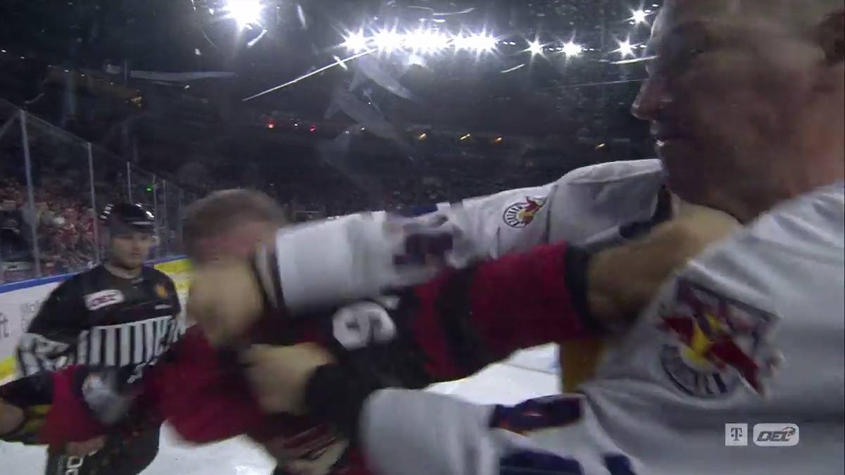 Im November 2017 prügelt Moritz Müller von den Kölner Haien ziemlich auf Pinizzotto ein - doch auch dieser nimmt keine Rücksicht verpasst Geburtstagskind Müller ebenfalls einen Cut