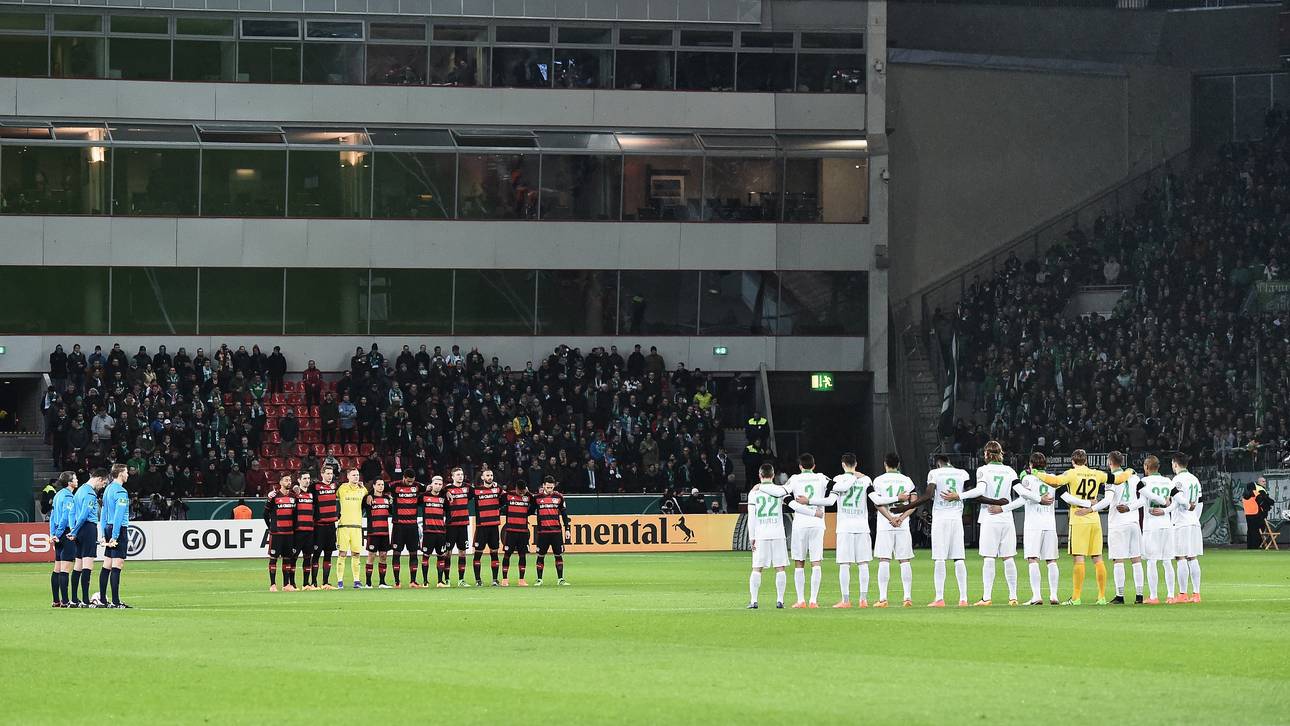 Schweigeminute im DFB-Pokal