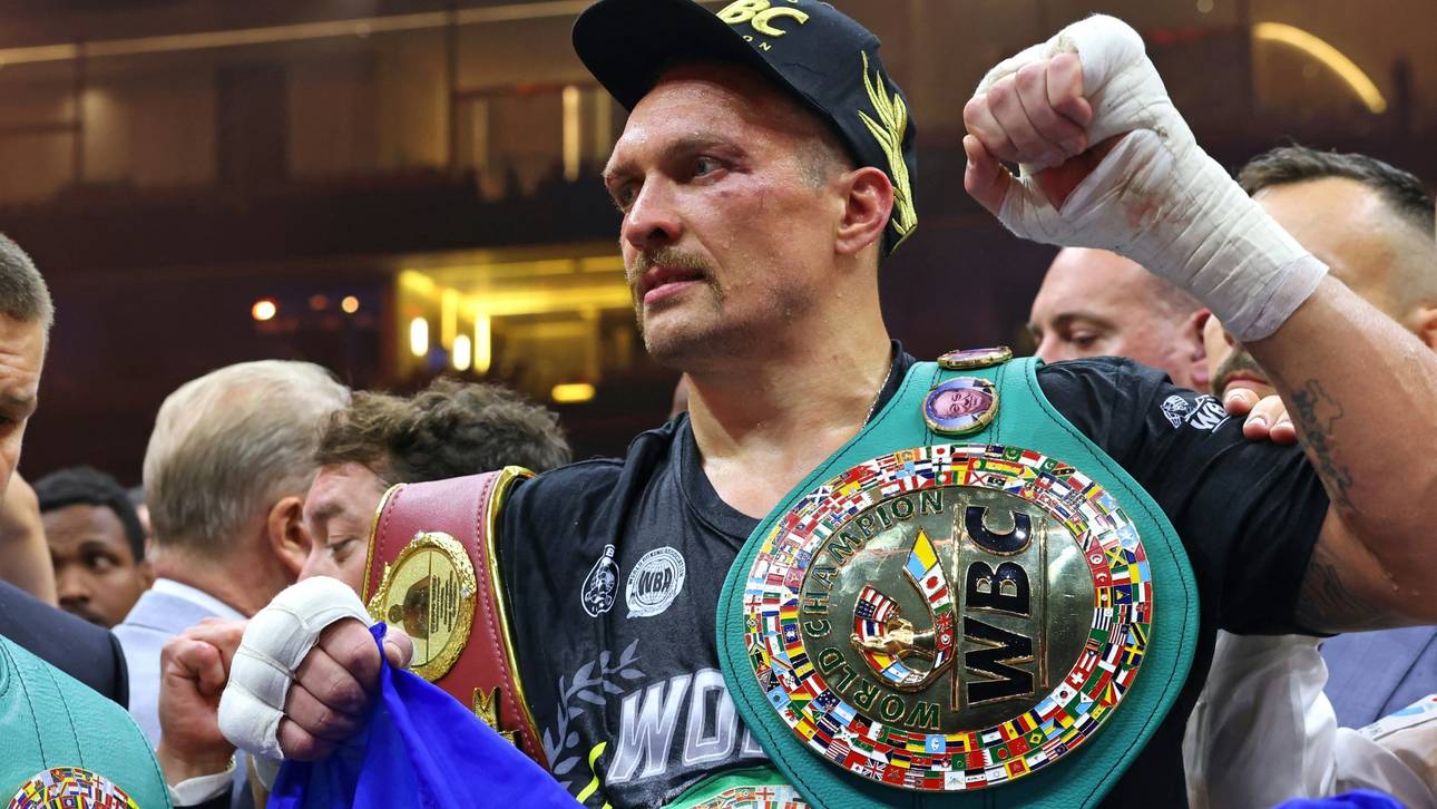 Box-König Usyk in Tränen: „Papa, ich liebe dich“