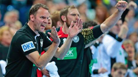 Gute Chancen aufs Weiterkommen: Bundestrainer Sigurdsson und Kapitän Weinhold