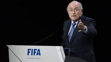 FIFA-Präsident Sepp Blatter hielt die Eröffnungsrede