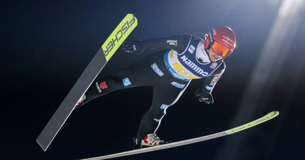 German Ski Jumper Shines with 27 Meter Lead in China