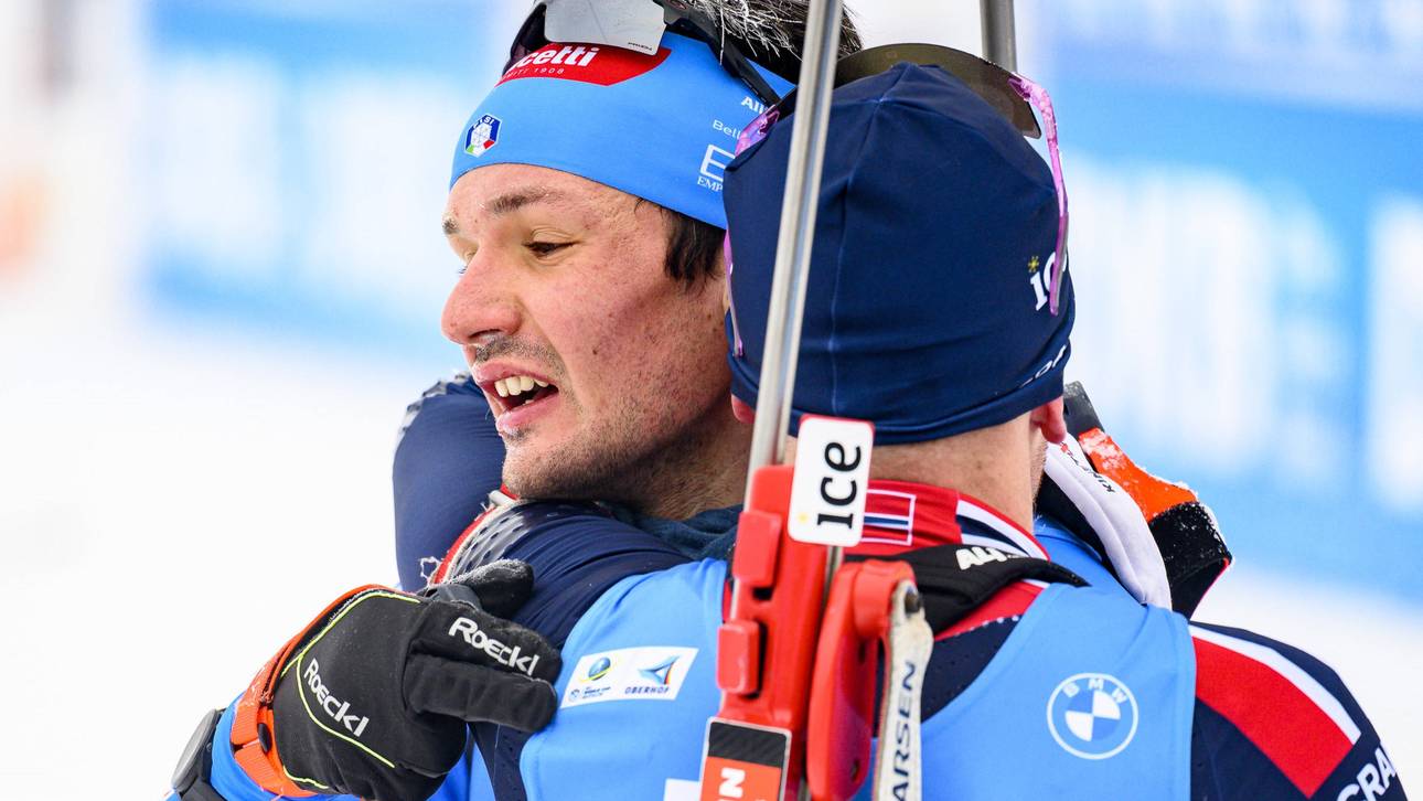 Der traurigste Sieger im Biathlon