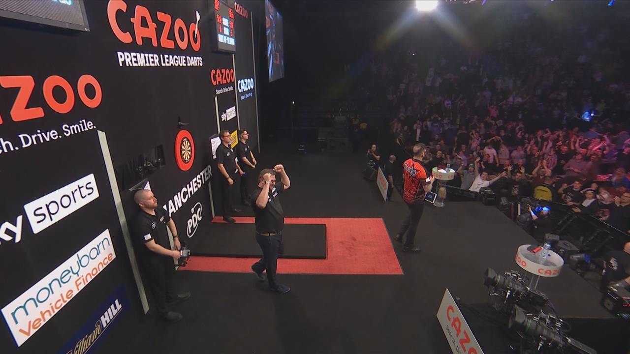 Premier League of Darts: James Wade triumphiert gegen Joe Cullen