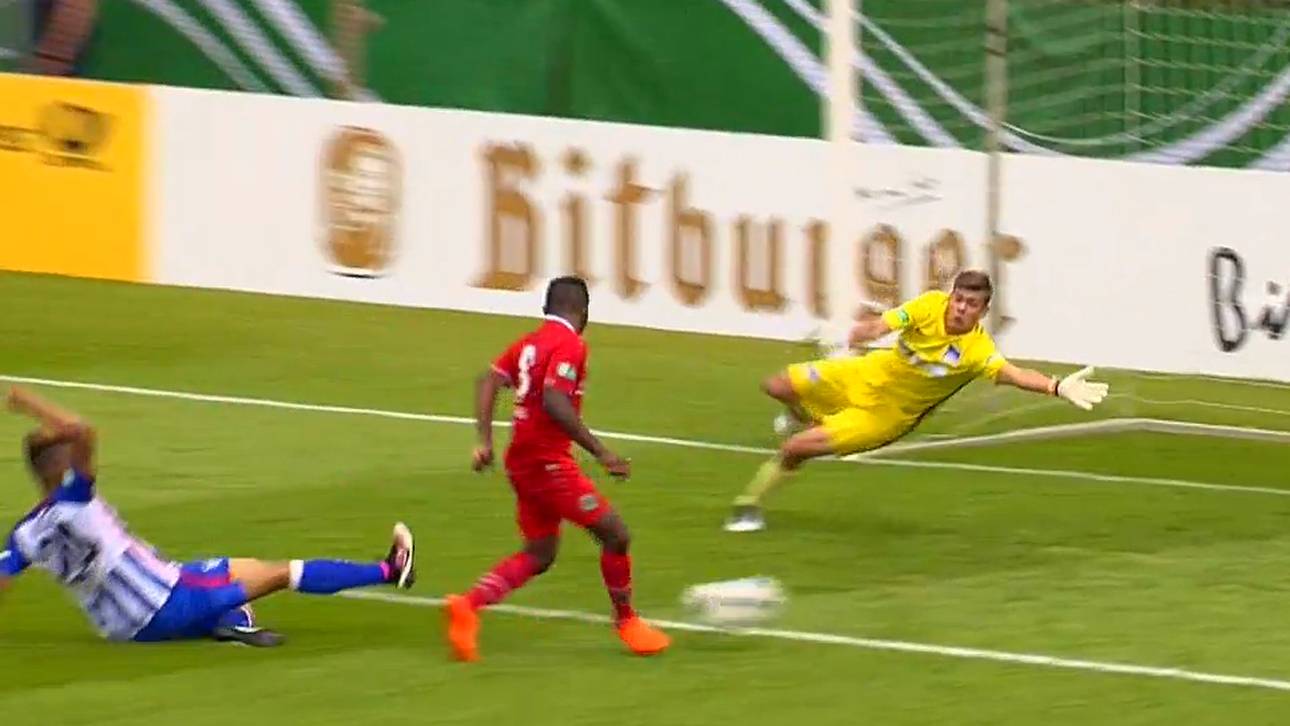 Patrice Epale Otto vergab eine Großchance kläglich