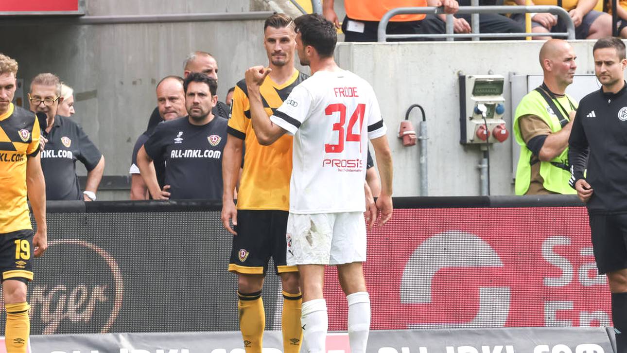 Dresden mit Mühe gegen Schanzer