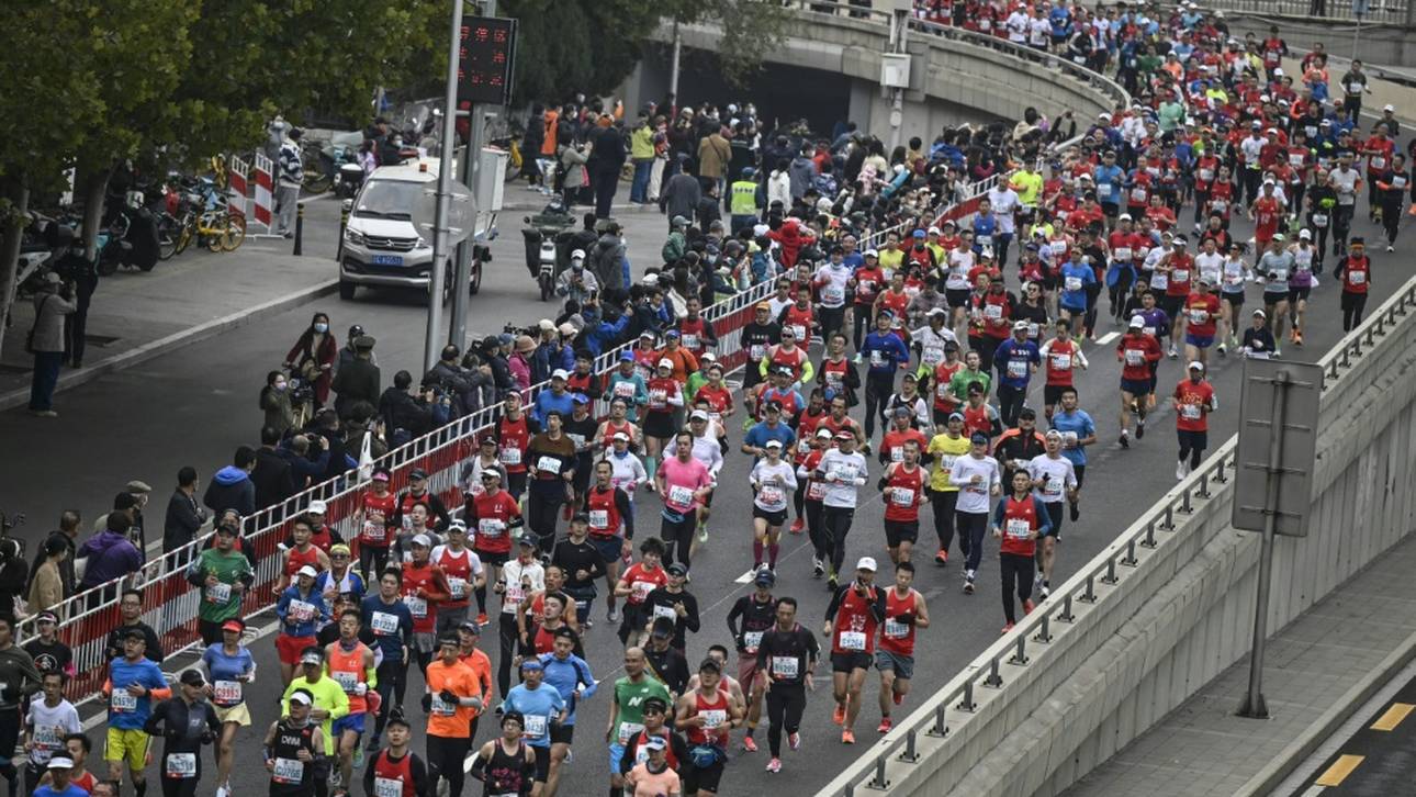 Über 30.000 Läufer bei Rückkehr von Peking-Marathon