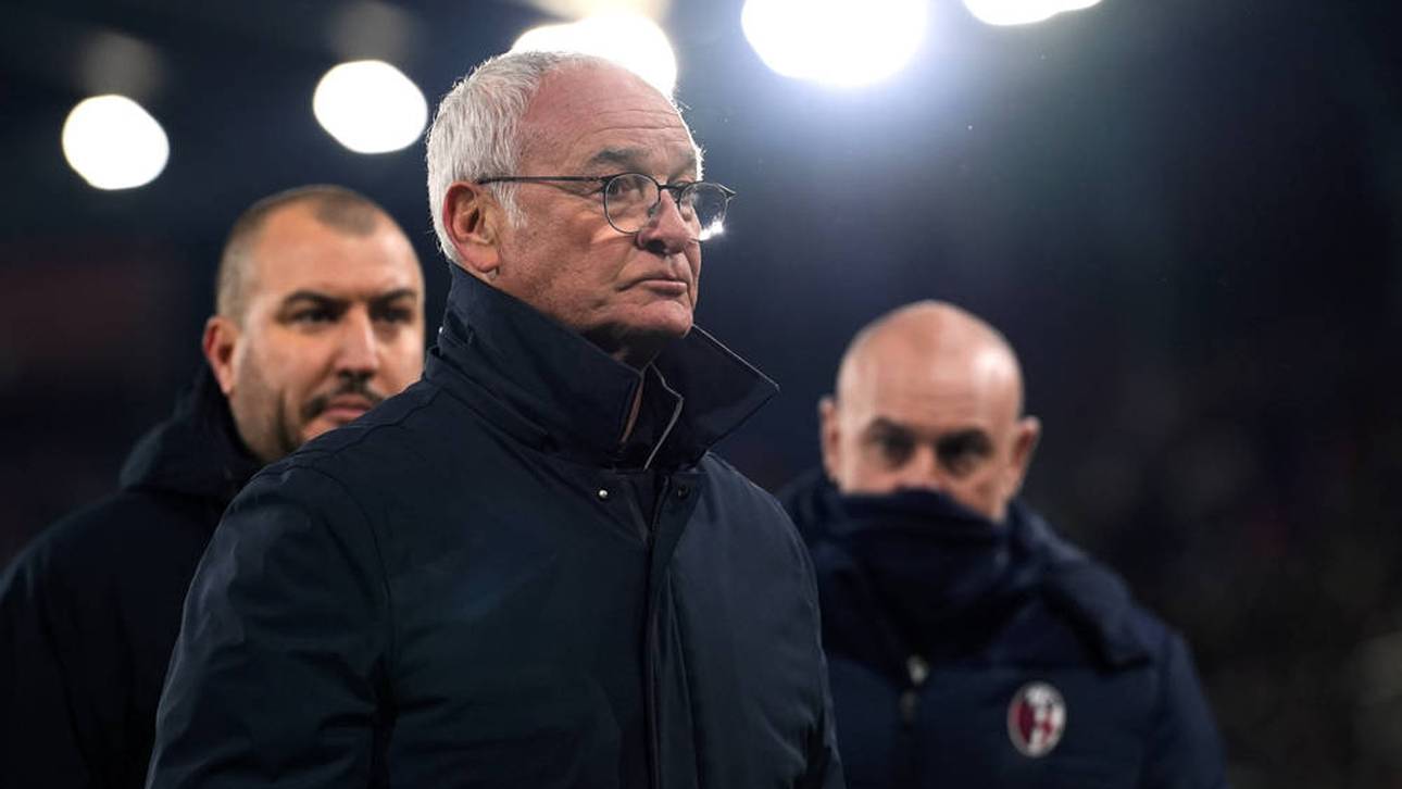 Claudio Ranieri mit ernster Miene
