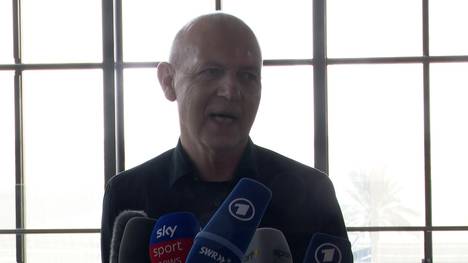 DFB-Präsident Bernd Neuendorf erklärt vor dem Abflug der deutschen Nationalmannschaft, was er in den nächsten Tagen und Wochen von der sportlichen Leitung des DFB erwartet.
