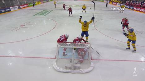 Schweden meldet sich bei der Eishockey-WM eindrucksvoll zurück. Gegen die Schweiz gelingt nach zwei Pleiten ein Kantersieg.