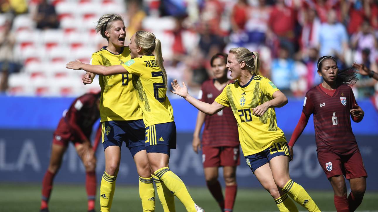 Schweden und USA im Achtelfinale