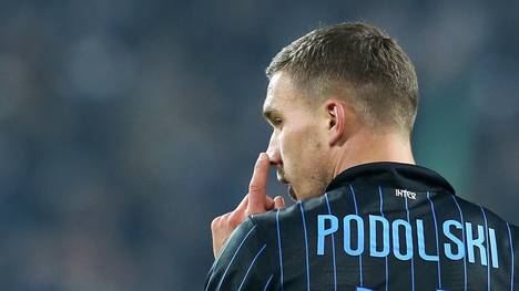 Lukas Podolski ist vom FC Arsenal an Inter Mailand ausgeliehen
