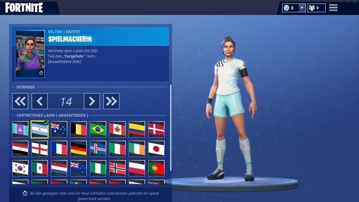 Die "Spielmacherin" trägt auf diesem Bild das Argentinien-Shirt, wirkt aber deutlich robuster und größer als Lionel Messi, dem Spielmacher auf dem echten Rasen