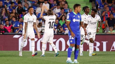 Real Madrid feiert seinen frühen Treffer