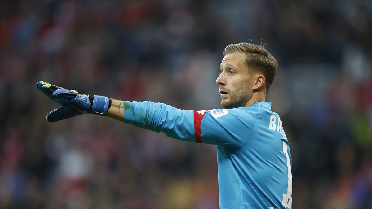 PLATZ 6 - OLIVER BAUMANN: Hoffenheim bleibt neben Leipzig das einzige ungeschlagene Team der Bundesliga. In Mönchengladbach reicht es zu einem Remis, die Borussia lässt mehrere Chancen liegen und verzweifelt dabei auch an Keeper Oliver Baumann. Leistungsindex: 2,0