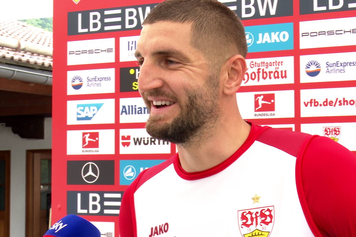 Abwehrspieler Jeff Chabot spricht über die Ziele in der kommenden Saison mit dem VfB Stuttgart.