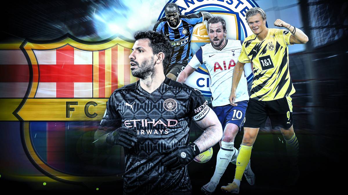 Transfermarkt-Show: Stürmer-Suche bei Manchester City nach dem Abgang von Agüero