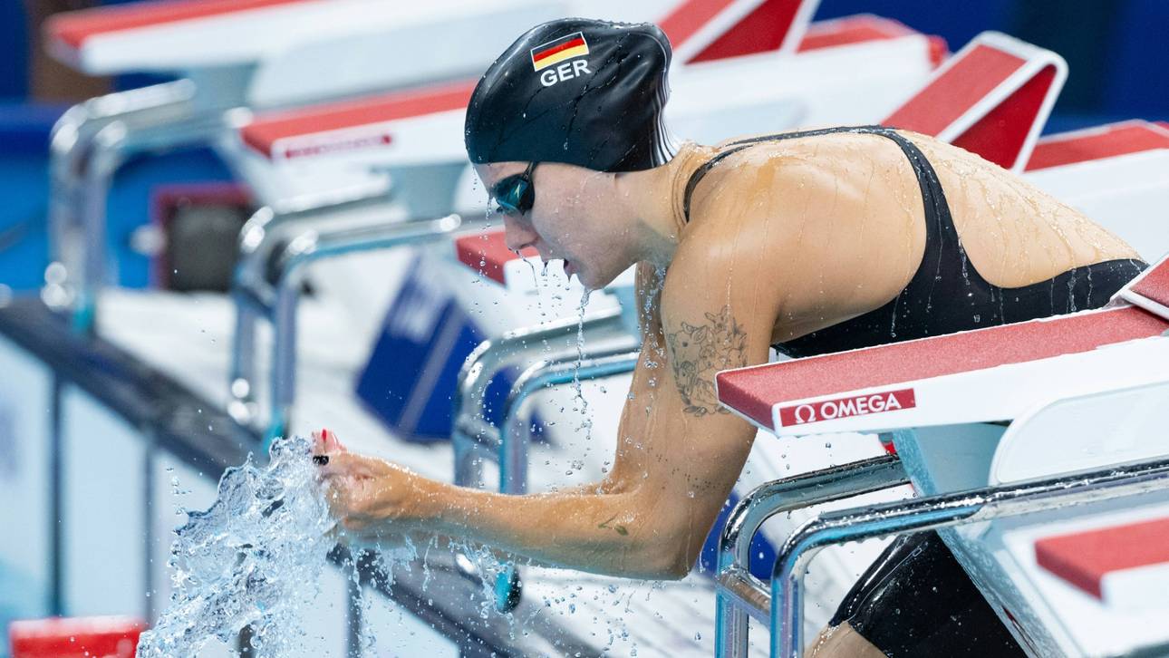 Schwarz Siebte über 100 m Freistil