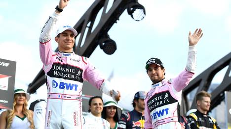 Force India geht mit Sergio Perez (r.) und Esteban Ocon in die Formel-1-Saison 2018