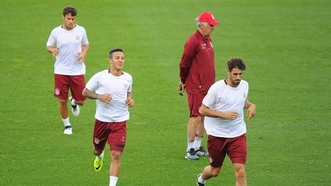 FC Bayern Muenchen Training Session and Press Conference