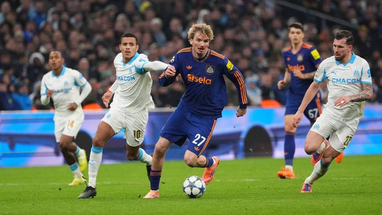 Nick Woltemade verlor mit Newcastle United gegen Olympique Marseille