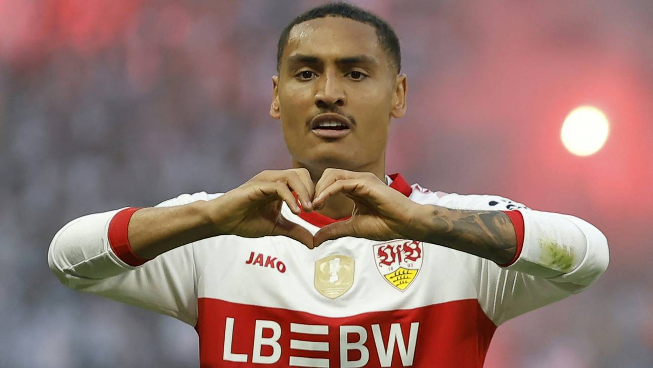 Letzter Liebesbeweis: Enzo Millot nach dem Pokalfinale 