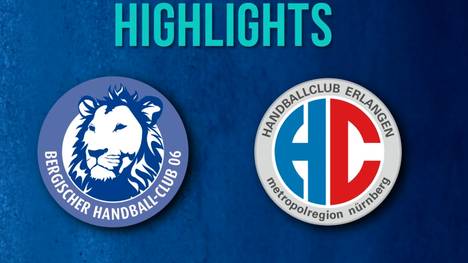 Die Highlights der Partie Bergischer HC - HC Erlangen aus der Handball-Bundesliga im Video.