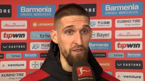 Mit dem Sieg gegen den FC Bayern ist Bayer Leverkusen nun mit fünf Punkten Vorsprung an der Spitze. Auf die Meister-Frage weicht Robert Andrich mehrfach aus.