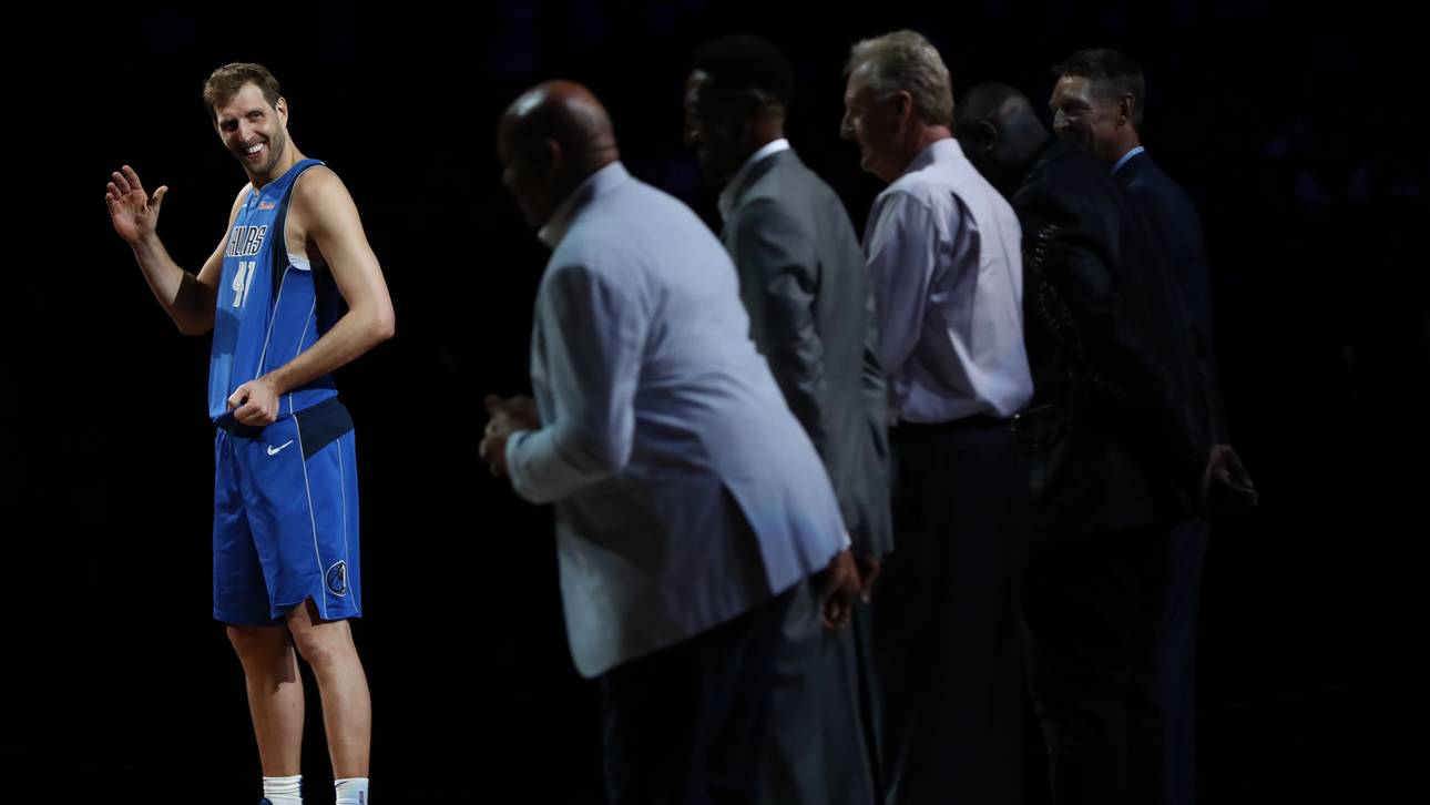 Mehrere Legenden wie Charles Barkley verabschiedeten Dirk Nowitzki