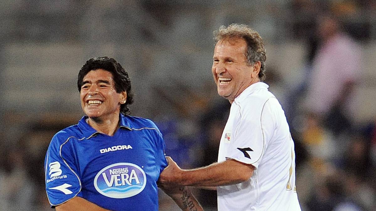 Diego Armando Maradona und Zico