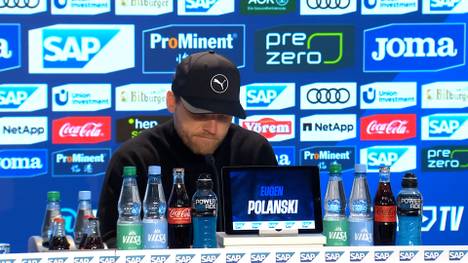 Nach der 1:5-Klatsche bei Hoffenheim ist die Stimmung bei Eugen Polanski im Keller. Für die Leistung seiner Mannschaft übernimmt der Gladbach-Trainer die Verantwortung.