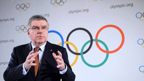 IOC Präsident Thomas Bach fordert eine lückenlose Aufklärung in der Doping-Affäre
