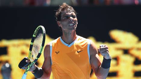 Rafael Nadal gewinnt sein Erstrundenmatch bei den Australian Open gegen James Duckworth