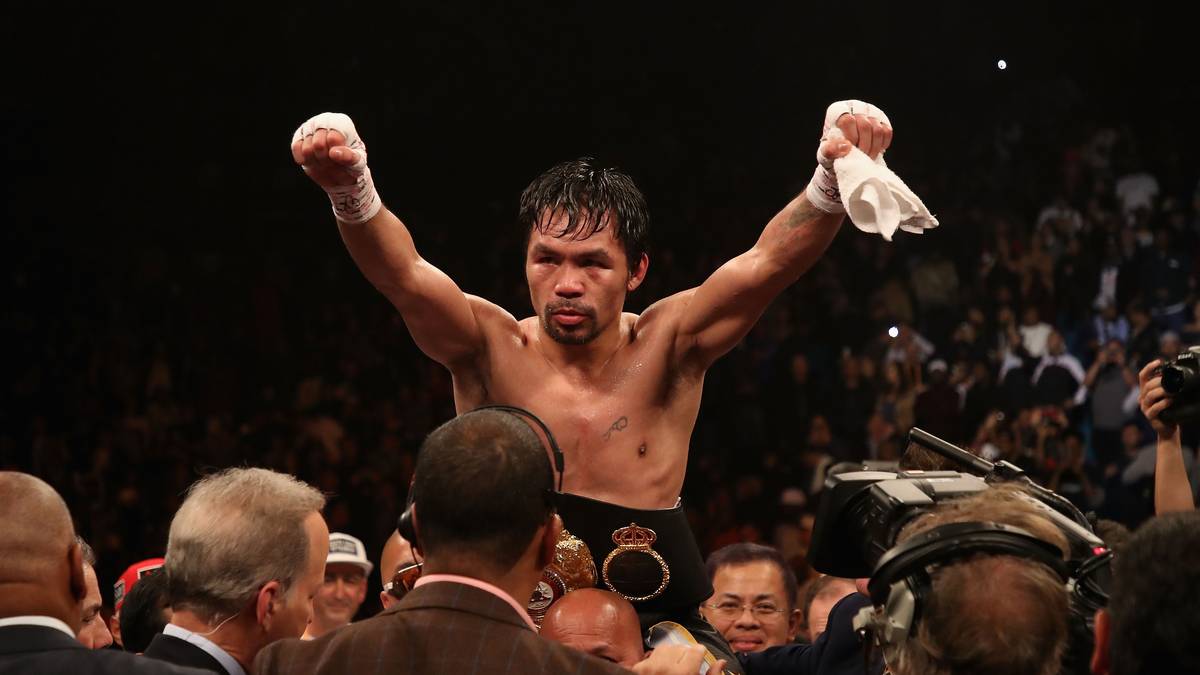 MANNY PACQUIAO: Der Philippine wurde als einziger Boxer in sieben Gewichtsklassen anerkannter Weltmeister. Dazu zählten das Fliegengewicht, das Superbantamgewicht, das Federgewicht, das Superfedergewicht, das Leichtgewicht sowie das Weltergewicht und das Superweltergewicht. Niemand dominierte den Box-Sport jemals auf so vielen Ebenen zugleich