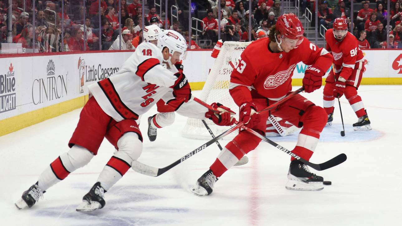 NHL: Seider mit Detroit auf Playoff-Kurs