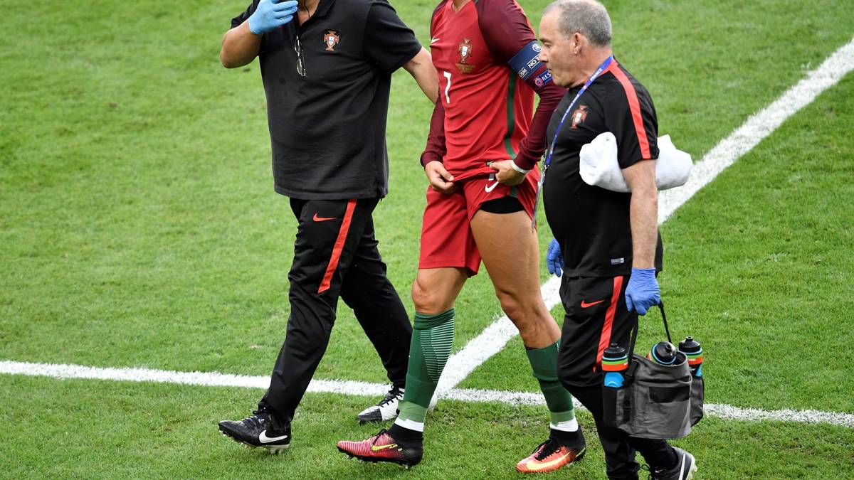 Ronaldo humpelt vom Platz