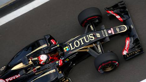 Romain Grosjean baute mit seinem Lotus einen schweren Unfall