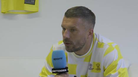 Vor dem Champions-League-Finale verrät Lukas Podolski, wer für ihn Favorit auf den Titel ist und spricht über seinen Ex-Verein Inter Mailand. 