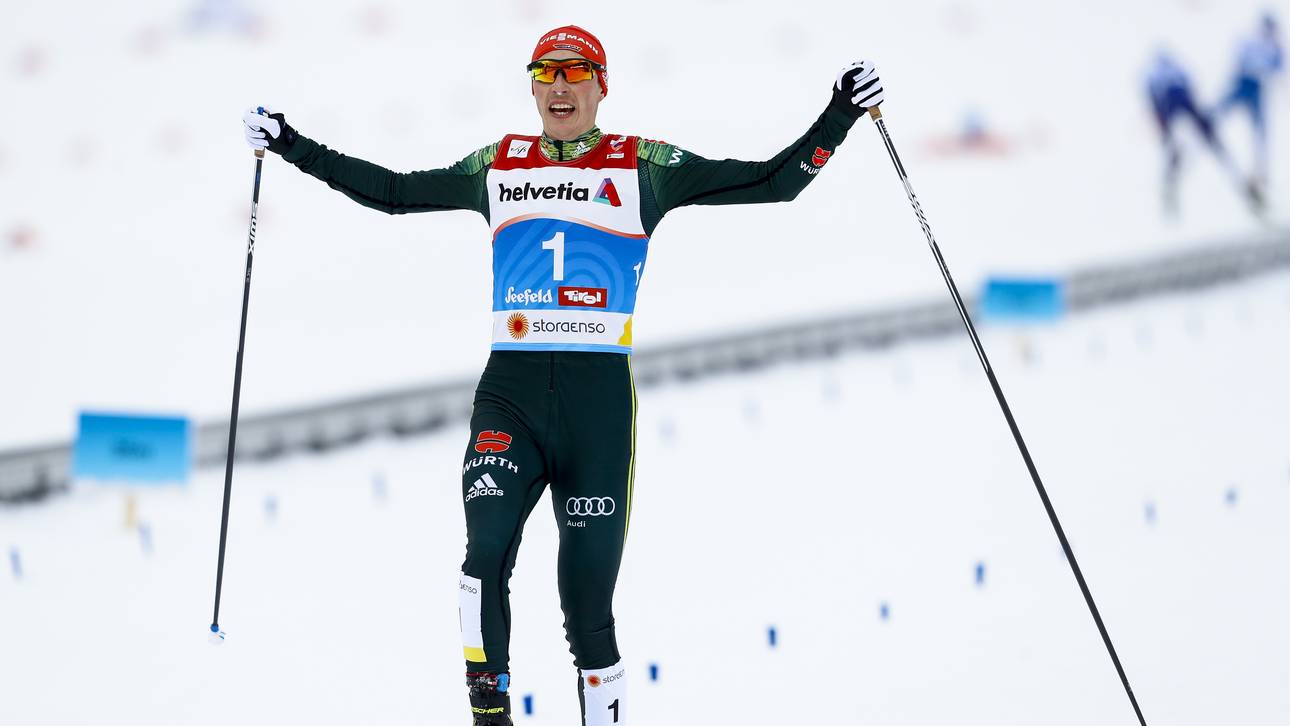 Eric Frenzel genoss seinen Triumph in vollen Zügen